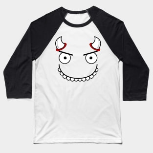 Big monster face Baseball T-Shirt